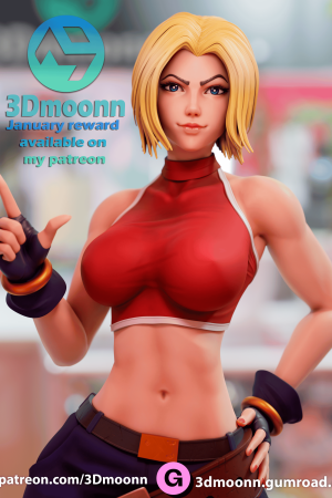 Blue Mary STL file for 3D printing