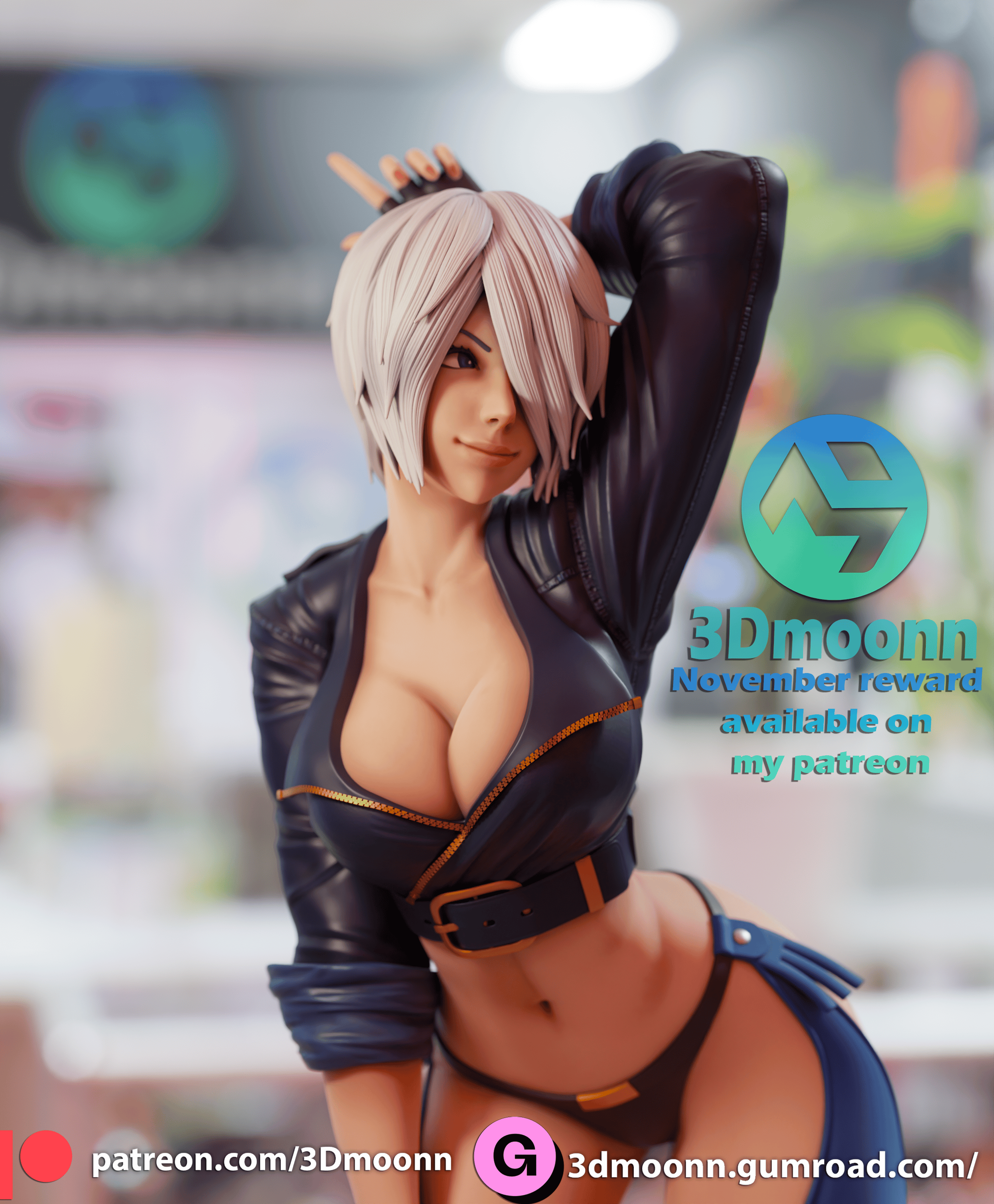 Angel – King of fighters STL file for 3D printing