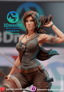 Lara Croft  3D Printable file SFW