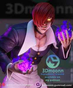 Iori Yagami KOF – STL 3D Print