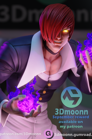 Iori Yagami KOF - STL 3D Print STL file for 3D printing