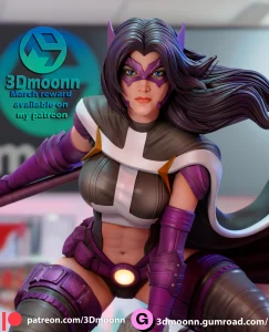 Huntress STL Printable model