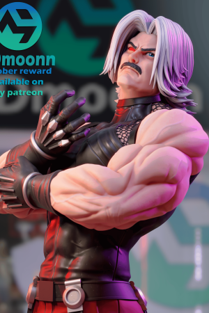 Rugal Bernstein - KOF - STL 3D printable file STL file for 3D printing