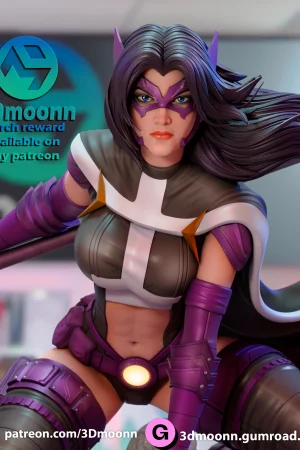 Huntress STL Printable model STL file for 3D printing