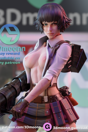 Lady - Devil May Cry STL file for 3D printing