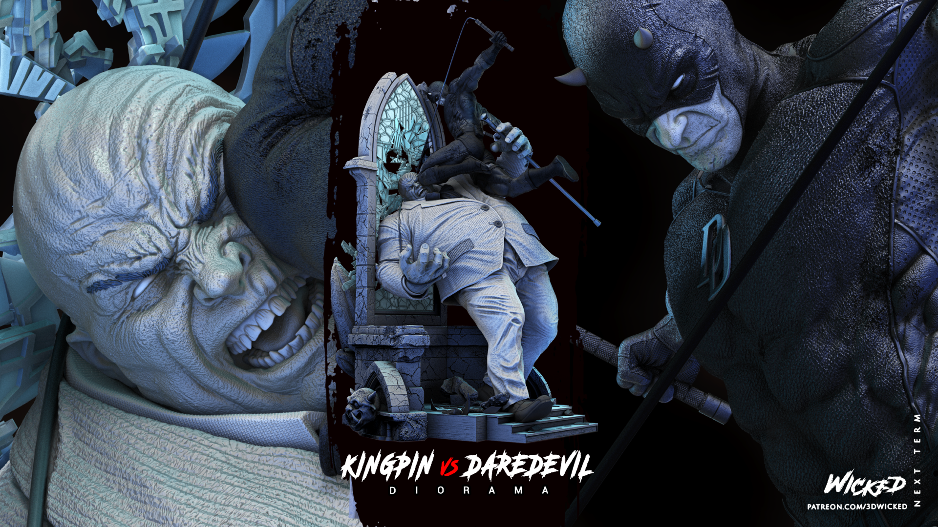 Diorama Daredevil and Kingpin - Image 2