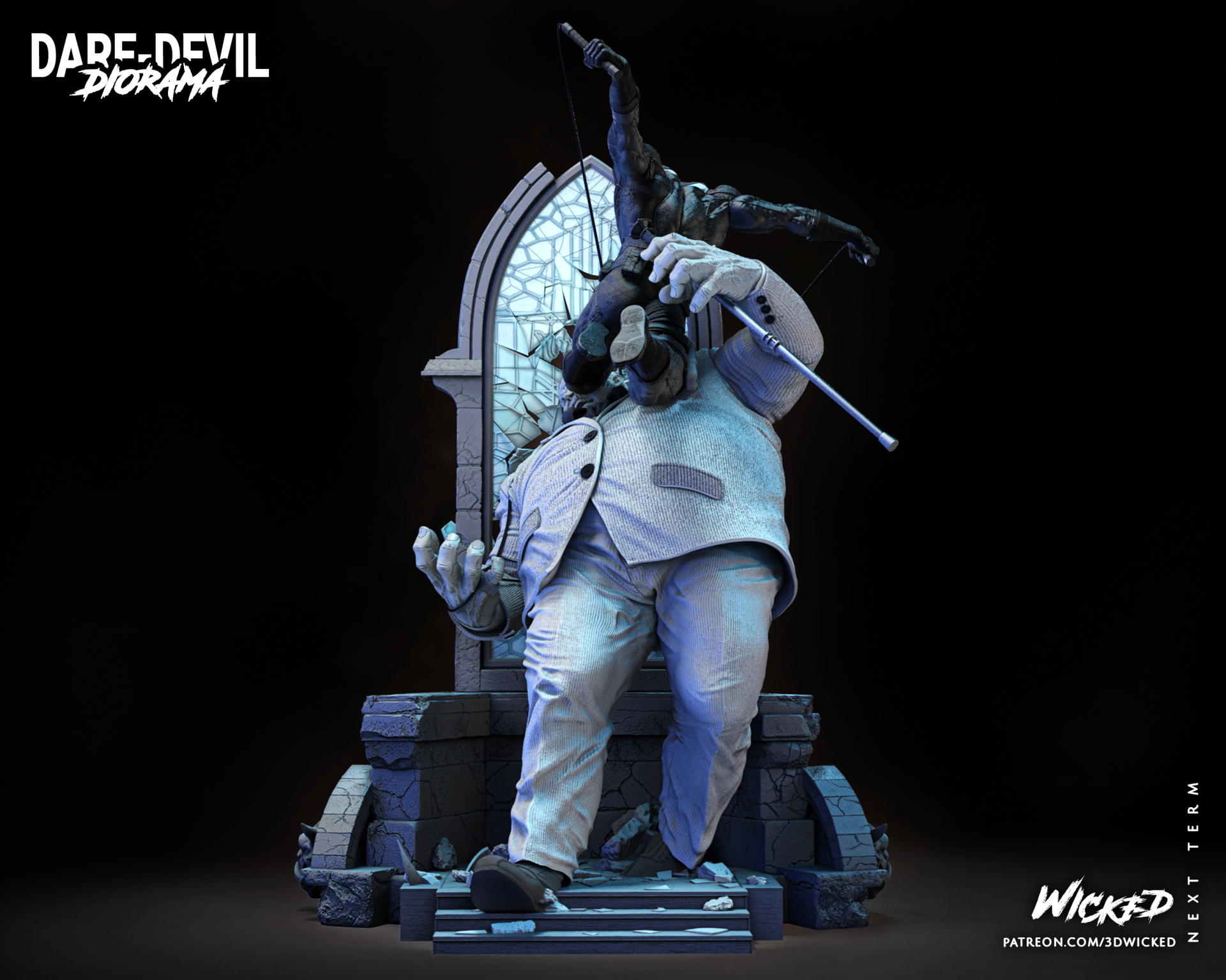 Diorama Daredevil and Kingpin - Image 3