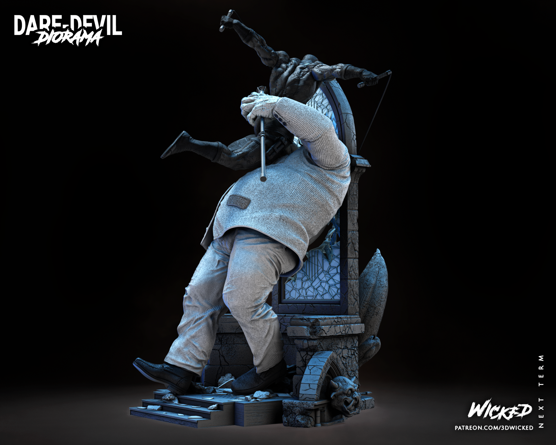 Diorama Daredevil and Kingpin - Image 4