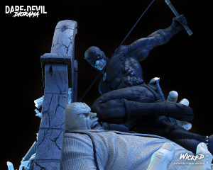 Diorama Daredevil and Kingpin