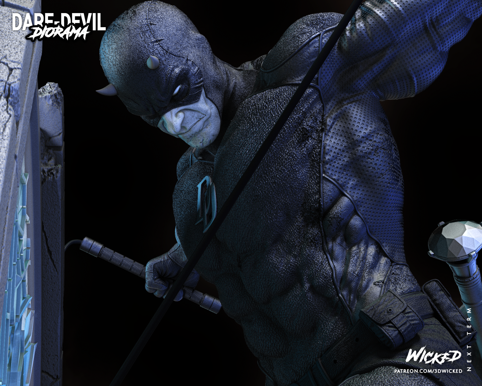 Diorama Daredevil and Kingpin - Image 10