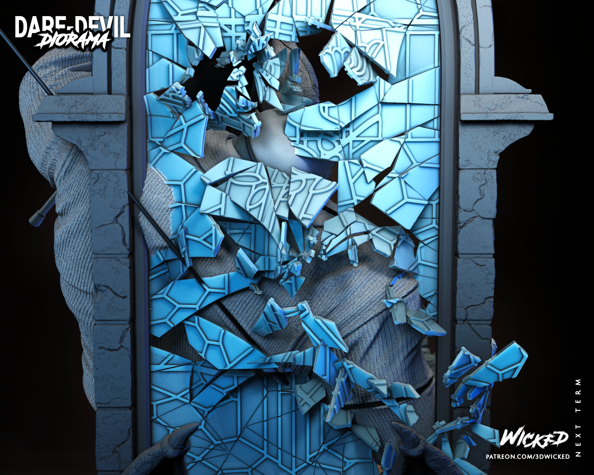 Diorama Daredevil and Kingpin - Image 24