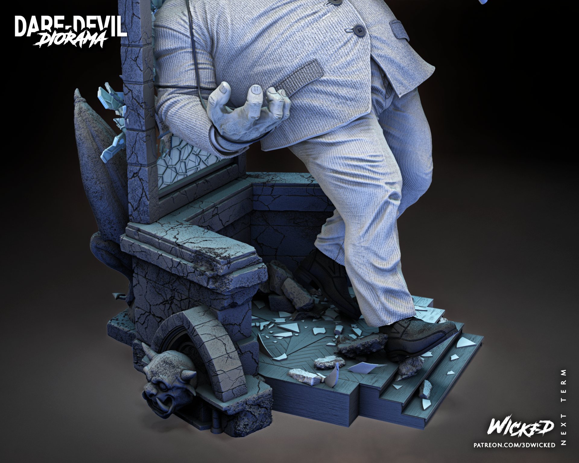 Diorama Daredevil and Kingpin - Image 29
