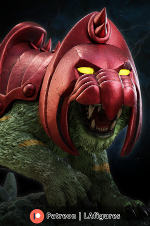 BATTLE CAT - He-man - MOTU STL file for 3D printing