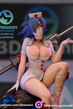 Vallentine - Skull Girl STL file for 3D printing