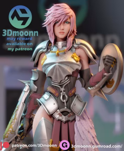 Lightning Final Fantasy – sfw – nsfw – STL