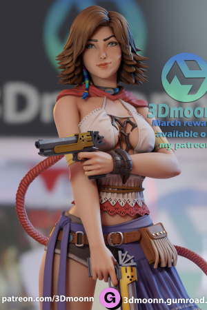 Yuna STL file for 3D printing