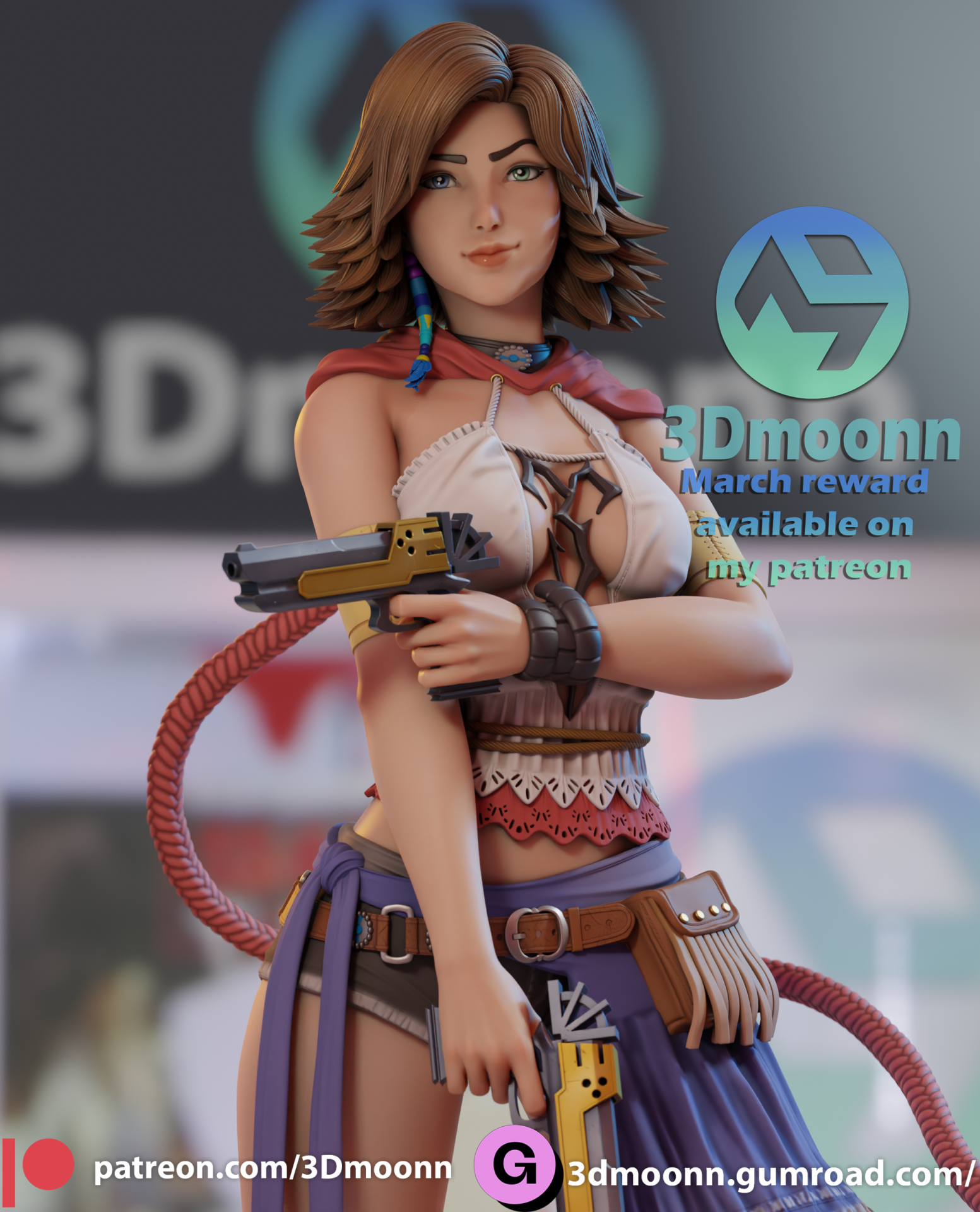 Yuna STL file for 3D printing