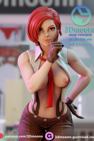 VANESSA King Of Fighters STL file for 3D printing