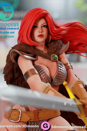 Red Sonja Full + NSFW STL file for 3D printing