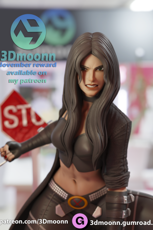 X-23 + Bust + NSFW - STL file for 3D printing