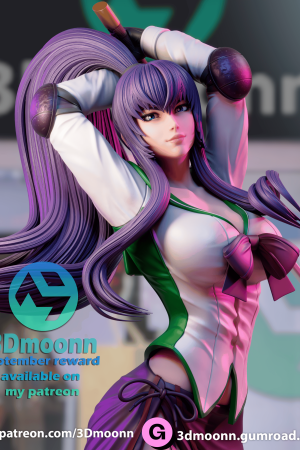 Saeko Busujima STL file for 3D printing