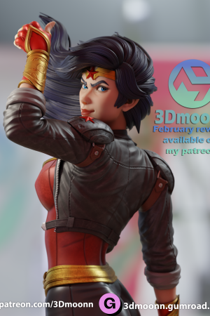 Wonder Woman STL file for 3D printing
