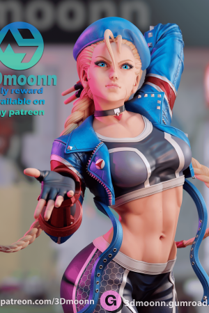 Cammy - Street Fighter STL file for 3D printing