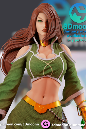 Talia Al Ghul STL file for 3D printing