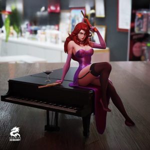 Miss Fortune on piano