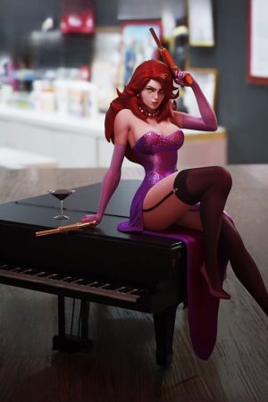 Miss Fortune on piano STL file for 3D printing