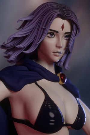Raven Comics STL file for 3D printing