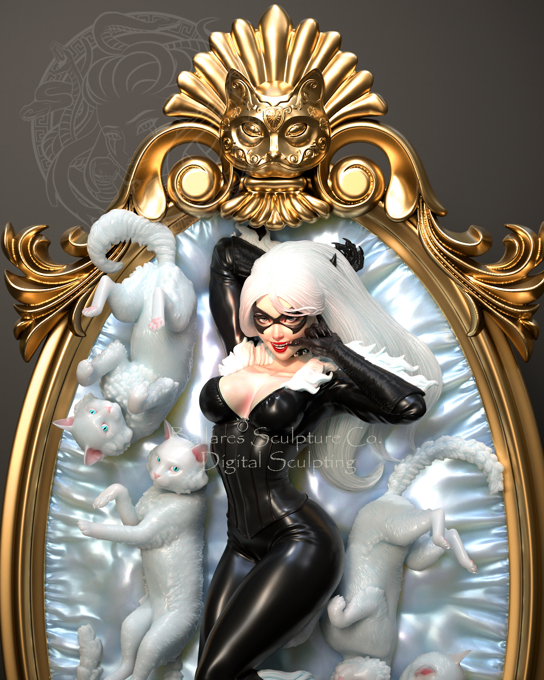 Black Cat STL file for 3D printing