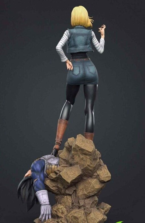 Android 18 Killer Diorama 3D Print Model STL - Image 5