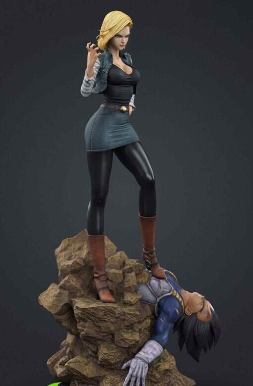 Android 18 Killer Diorama 3D Print Model STL - Image 6