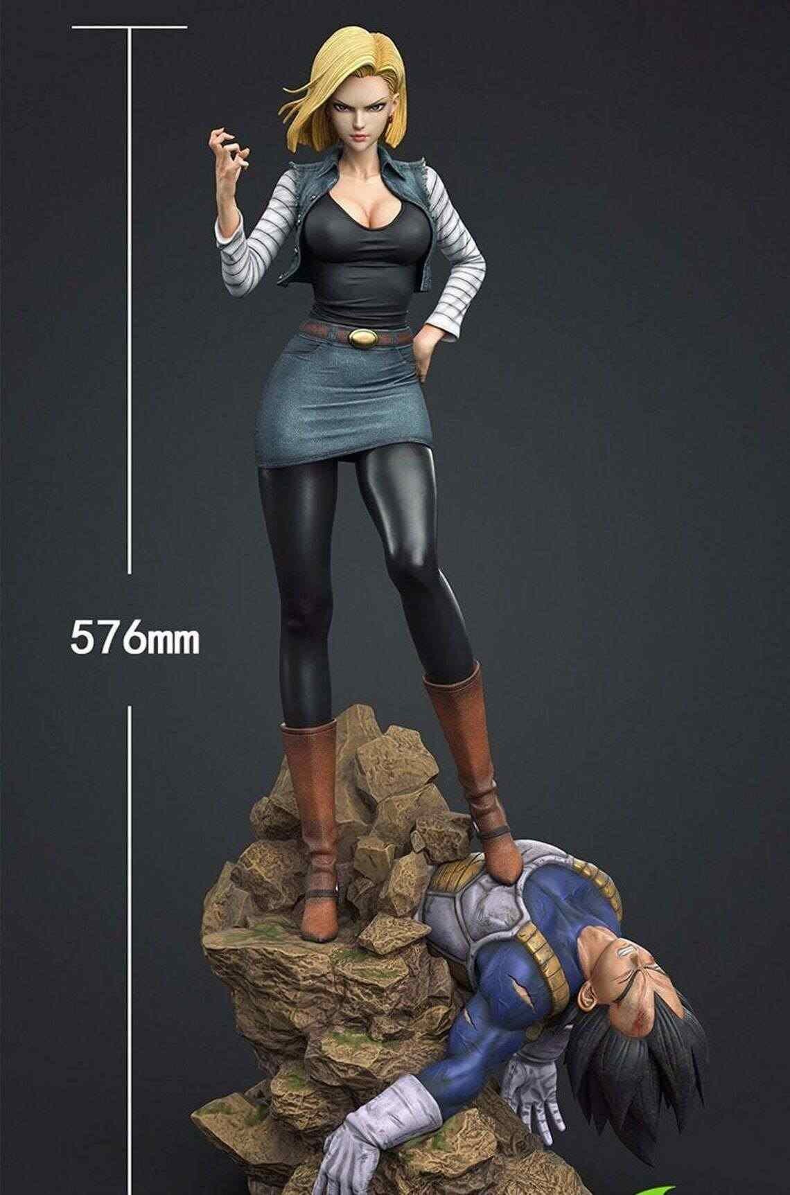 Android 18 Killer Diorama 3D Print Model STL - Image 7
