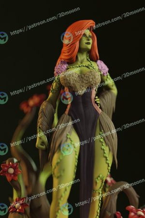 Poison Ivy STL file for 3D printing
