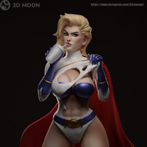 Power Girl SFW + NSFW – 3D Printable file