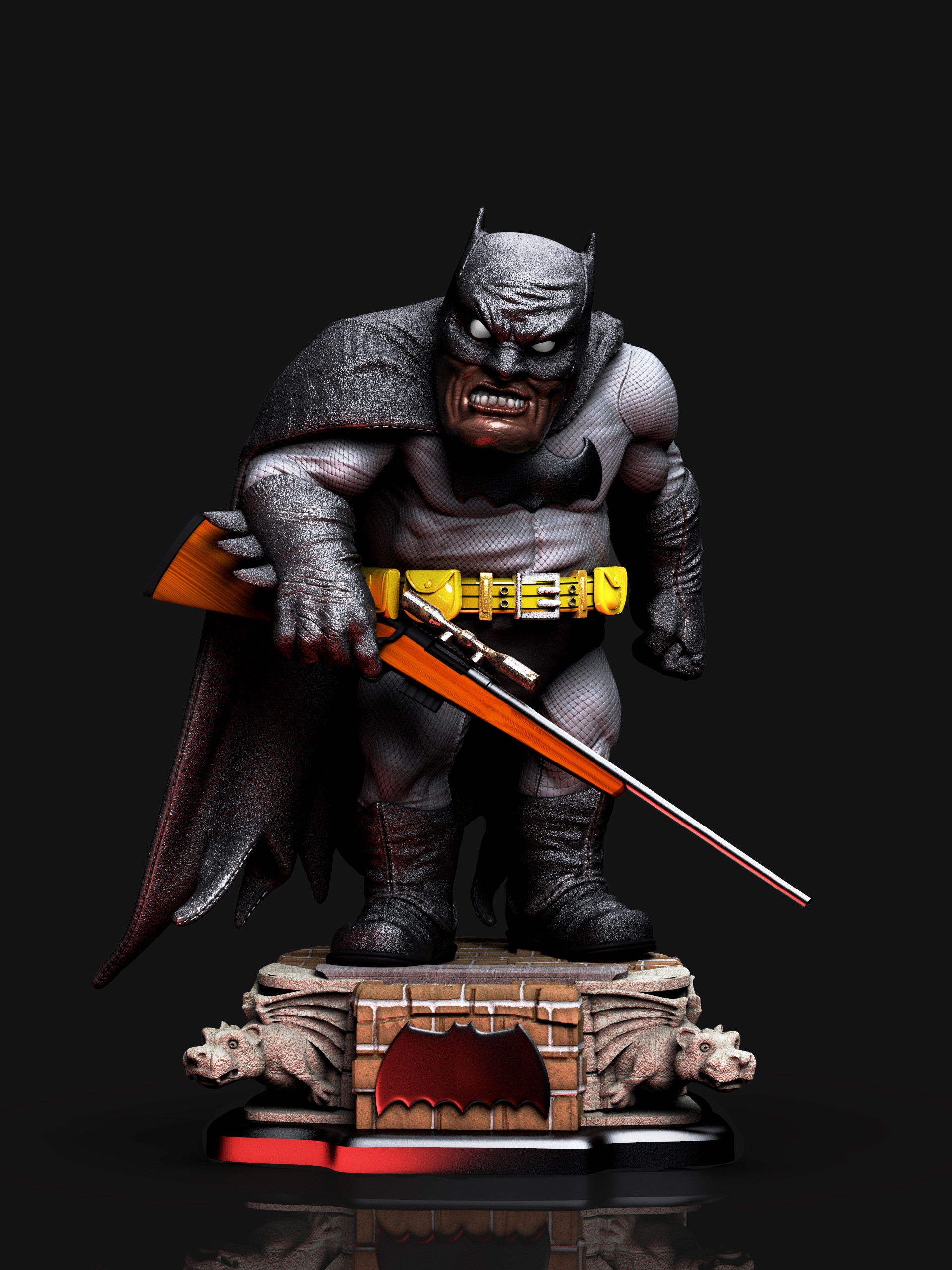 Batman Rifle STL file for 3D printing