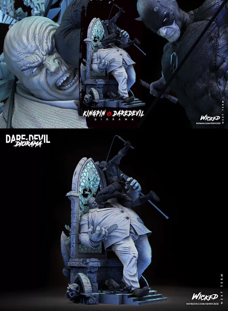 Diorama Daredevil and Kingpin - Image 30