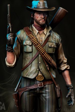 John Marston STL file for 3D printing