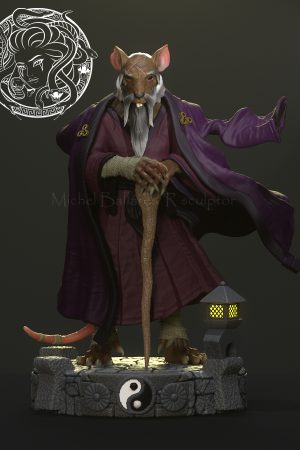 SPLINTER - TMNT STL file for 3D printing