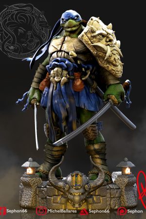 LEONARDO TMNT STL file for 3D printing