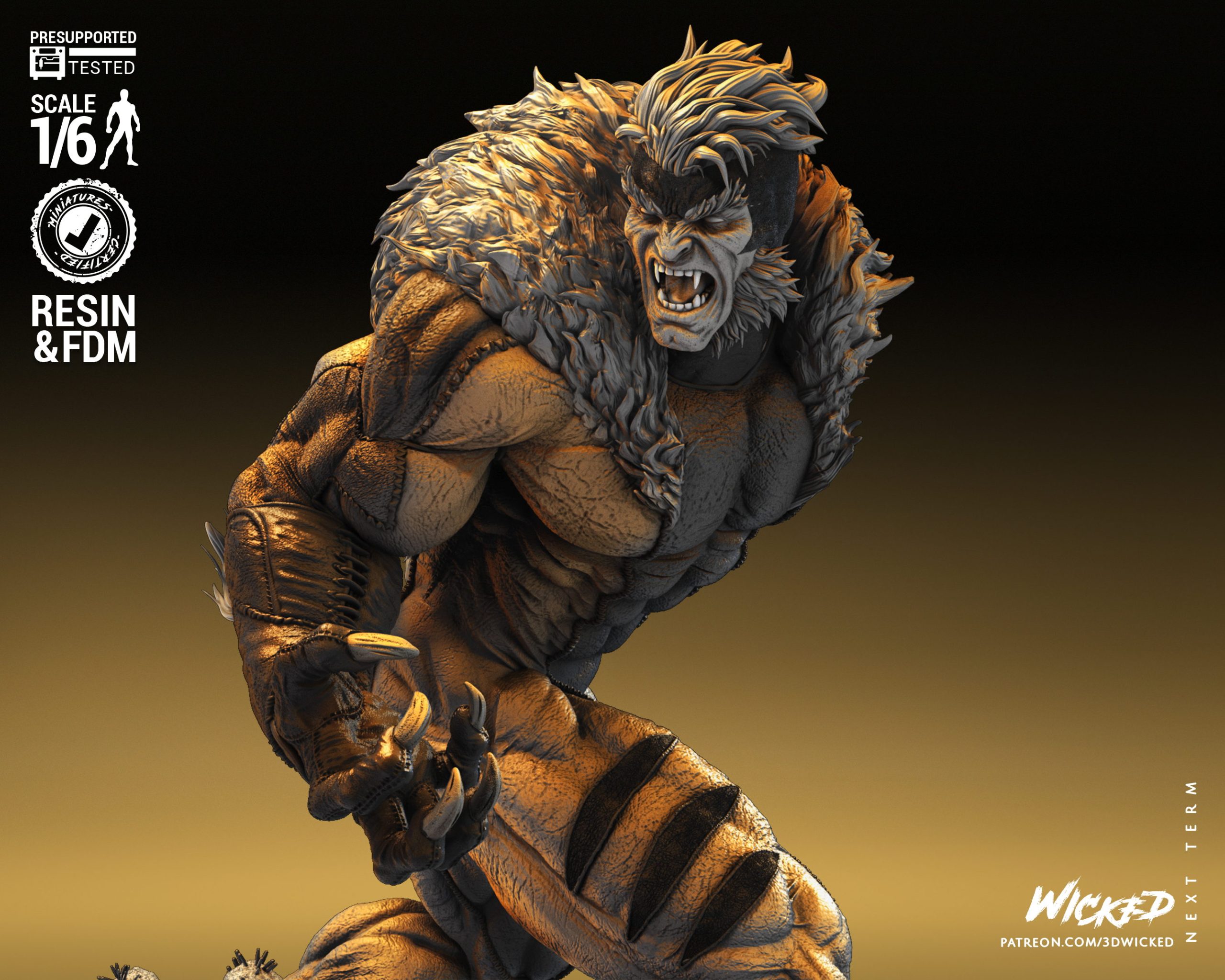 SabreTooth STL file for 3D printing
