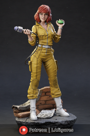 April O'neil - TMNT STL file for 3D printing
