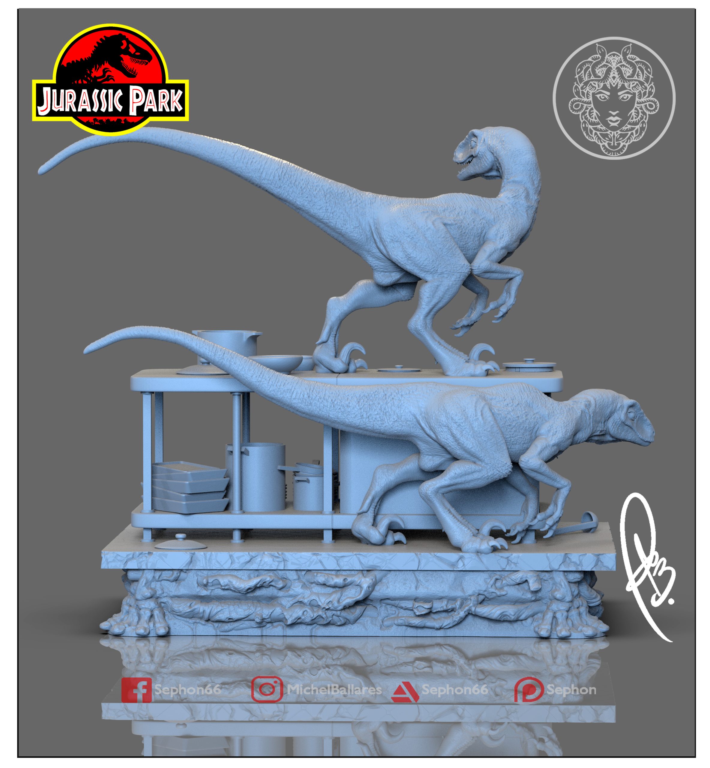Jurassic Park Kitchen Scene - Image 3