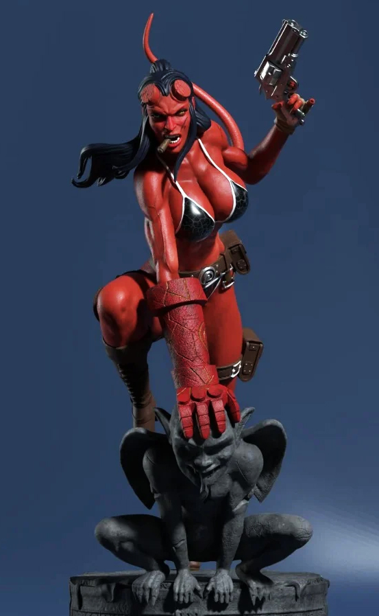 HELL GIRL STL file for 3D printing