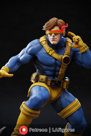 Cyclops Deluxe - X-MEN STL file for 3D printing
