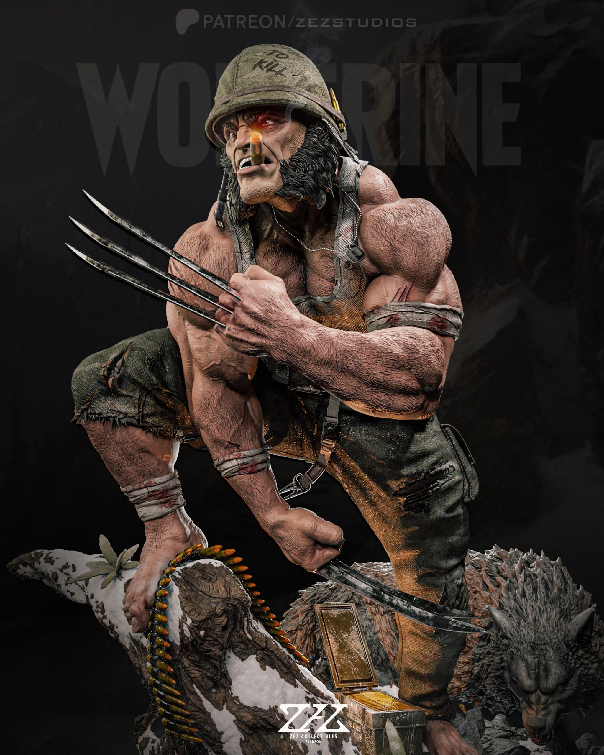 WOLVERINE - X-MEN STL file for 3D printing