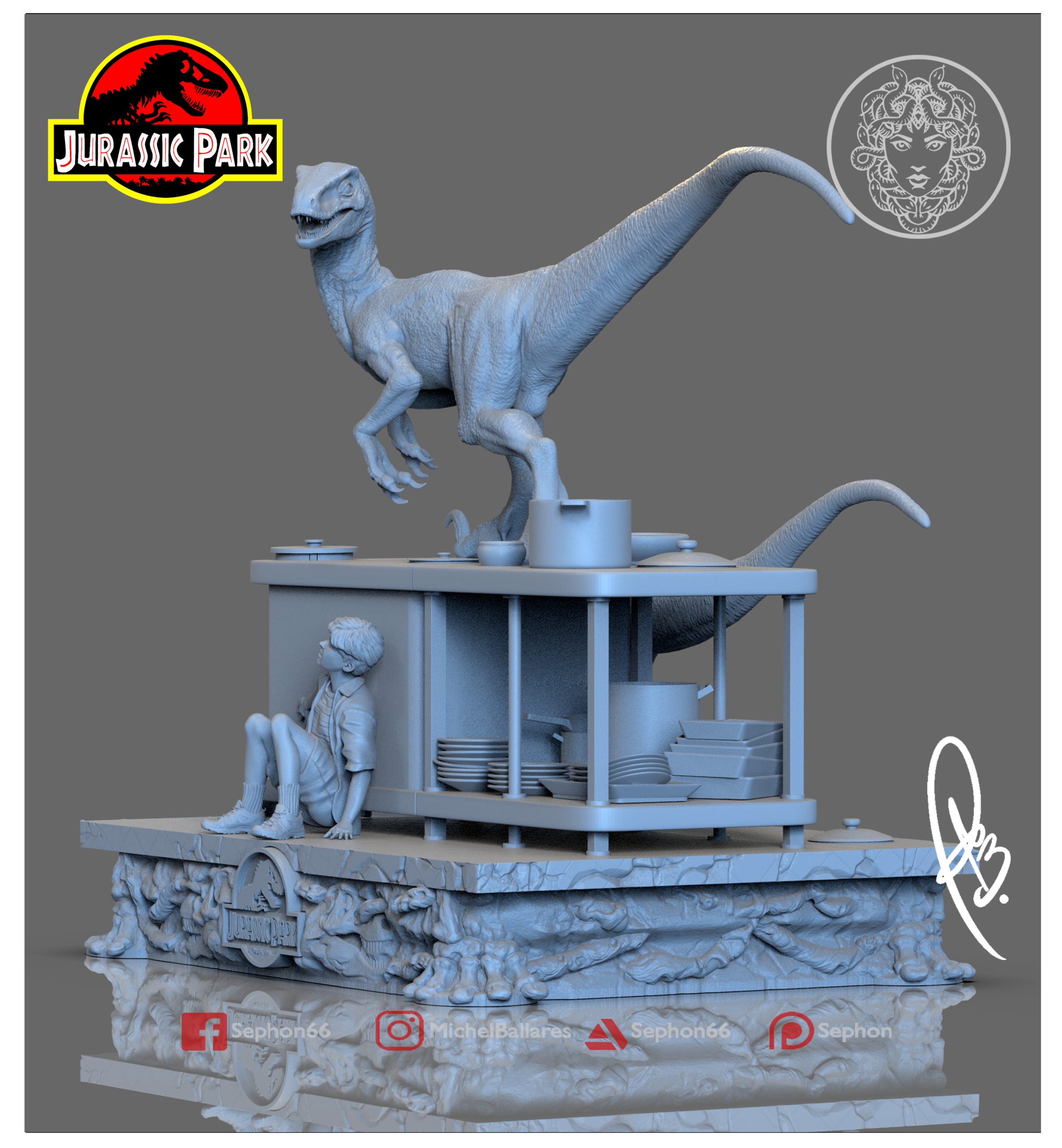 Jurassic Park Kitchen Scene - Image 5