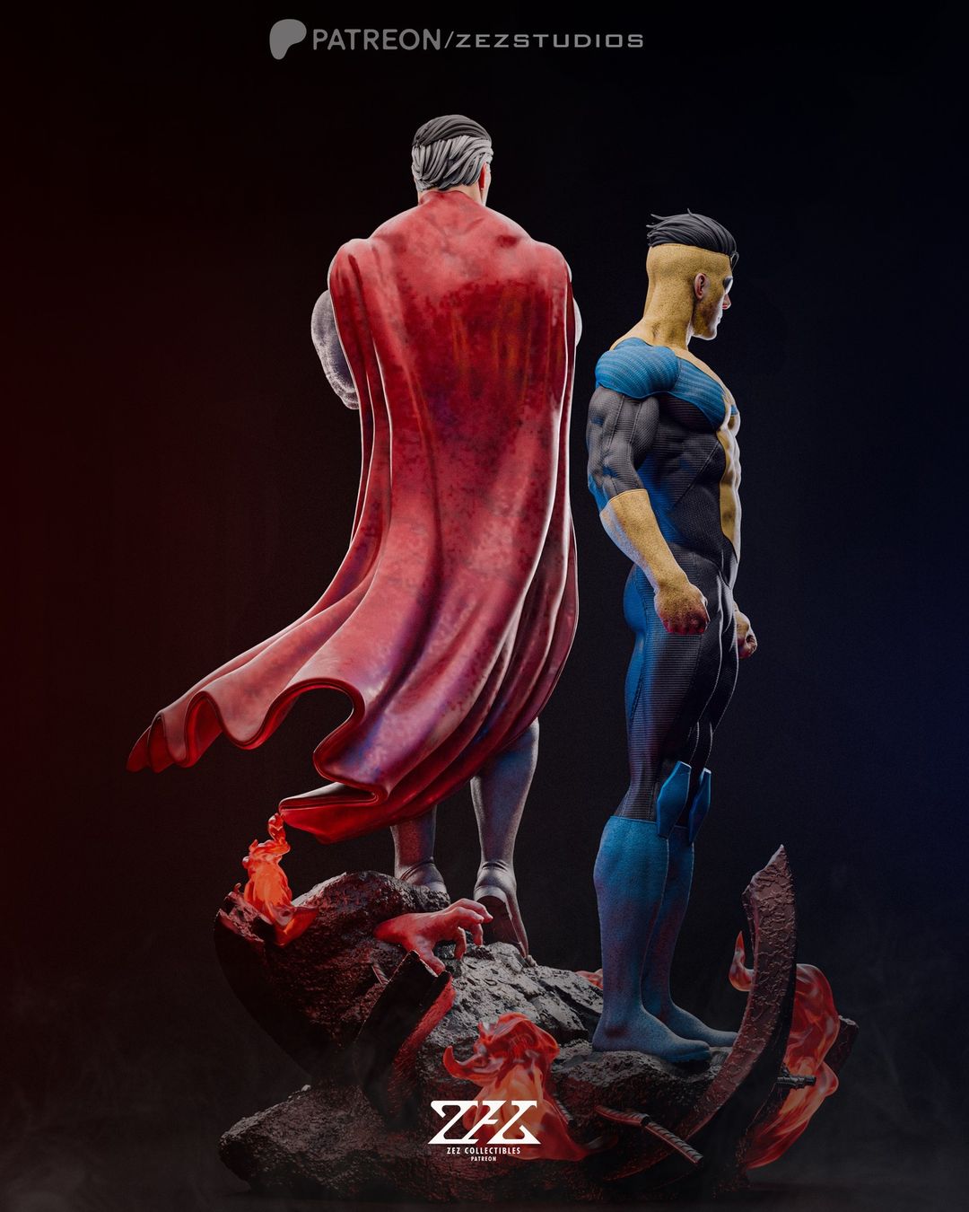 Omni-Man STL File – Invincible 3D Printable Figure - Image 7